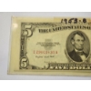 Image 2 : United States Series 1953-B Red Seal $5 Bill - In Protective Holder 