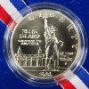 Image 2 : 1986-P US Ellis Island Statue of Liberty Commemorative 90% Silver Uncirculated Dollar in OG Box
