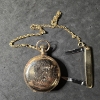 Image 1 : Gold Filled Elgin National Watch Pocket Watch w/ Chain and Folding Knife 152g TW - Missing Glass