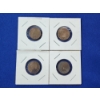 Image 1 : Four United States Indian Head Cents: 1901, 1900, 1907, 1902