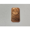 Image 1 : 1 AVDP oz .999 Fine Copper Bar - Lady Liberty Design 