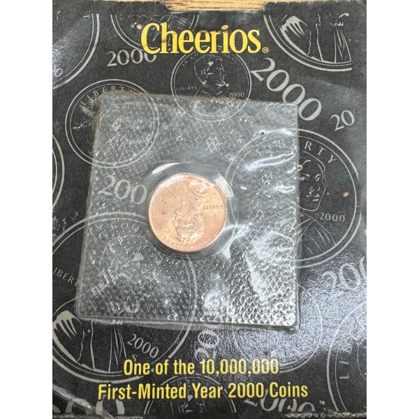 2000 Cheerios Penny Coin - Great Condition - Very Limited Production