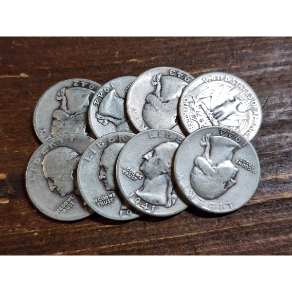 $2.00 Face Value in Assorted 90% Silver United States Quarters