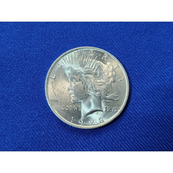 1923 90% Silver Peace Dollar in Excellent Condition