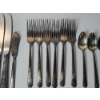 Image 4 : Prestige Plate Silver Plated Utensil Set - 34 Pieces TW: 3.06lbs