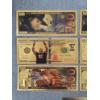 Image 3 : 6 Asstd. 24KT Gold Foil WWE $100 Bills Featuring Undertaker, John Cena & Stone Cold Steve Austin