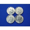 Image 1 : x4 Assorted Years 40% Silver Kennedy Half Dollars - FV: $2.00
