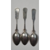 Image 3 : (3) Vintage Sterling Silver Towle Dessert Spoons - Total Weight: 86.5g