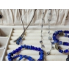 Image 5 : Large Lot of Assorted Costume Jewelry - Bracelets, Necklaces, & More! In Royal Blue Jewelry Box 