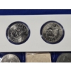 Image 1 : Lot of (4) 1972 Eisenhower Dollars - in Case & Plastic Sleeve w/ COA FV $4.00