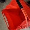 Image 5 : Nice Red Metal Wire Shopping Basket On Wheels ~ Perfect for the Market!