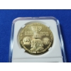 Image 2 : The Temple Donald Trump King Cyrus Jewish Temple Jerusalem Gold-Tone Souvenir Coin