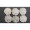 Image 2 : (6) Assorted Years/Mint Marks U.S 90% Silver Walking Liberty Half Dollars - Face Value: $3.00