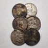 Image 1 : $3.00 Face Value in Assorted 90% Silver United States Franklin Half Dollars