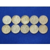 Image 2 : x10 Assorted Years 90% Silver Roosevelt Dimes FV: $1.00