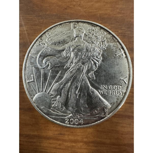 2004 American Silver Eagle - 1 Troy oz, .999 Silver