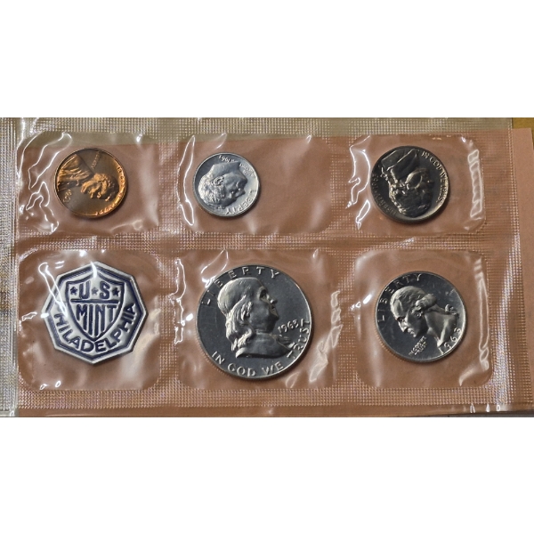 1963 Silver Franklin Proof Set - Sealed In Mint Packaging