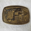 Image 3 : Three Assorted Vintage Collectible Belt Buckles Ft. Lectra Haul, Loadhog Exide & Plymouth Insulating