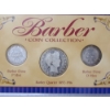 Image 3 : Two Coin Displays Featuring Barber Coin Collection & 2004 Lost Coins Never Released For Circulation