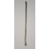 Image 2 : Sterling Silver Square Link 8" Bracelet - Weight: 18.1g