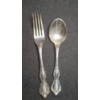 Image 1 : Sterling Silver Fork & Spoon - Total Weight: 115.4g