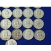 Image 5 : Lot of 21 Assorted Years Franklin Silver Half Dollars FV: $10.50