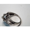 Image 5 : 10K White Gold Ring ft. Multi Row & Wave-Like Diamond Design - Size 7.5 -TW: 3.8g