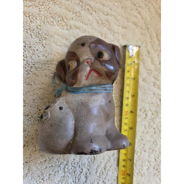 *Pick Up At Mantua Home-No Shipping Available* Collectable Rare Vintage 6'' Pup And Bee Coin Bank Wi