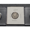 Image 3 : Three Mercury Silver Dimes Ft. 1918, 1934 & 1941 - In Protective Cases & Sleeve
