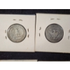 Image 9 : $2 Face Value in Assorted 90% Silver Quarters Including Barbers & Washington Head