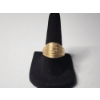 Image 1 : 14K Yellow Gold Ribbed Ring - Size 7 - TW: 10.0g