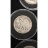 Image 13 : Assorted Years & Mint Marks 90% Silver Walking Liberty Half Dollars In Coin Capsules -Face Value: $4