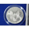 Image 3 : 1999 Uncirculated American Silver Eagle 1 oz .999 Fine Silver Colorized in Capsule w/ COA