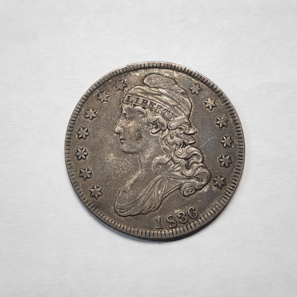 1836 U.S. Capped Bust Silver Half Dollar