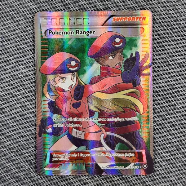 Pokemon Ranger 113/114 Holo Rare Supporter Pokemon Trading Card