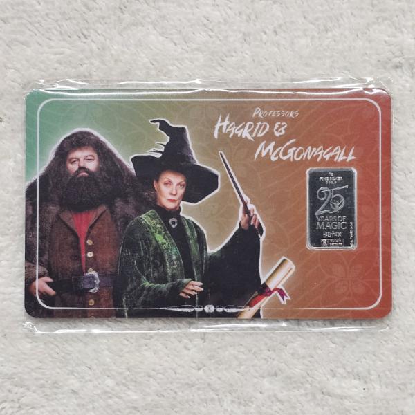 Royal Dutch Mint 2026 Harry Potter 25 Years Of Magic 999.9 Fine Silver Bar - 1g ASW