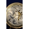 Image 4 : 1904 Elgin Natl Watch Co 12s 12J Gold Filled Open Face Pocket Watch With Chain/Coin Holder - Working