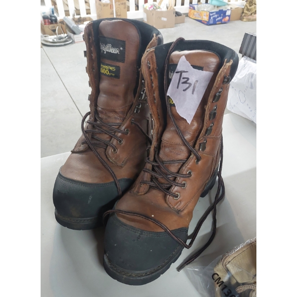 Good Condition Work Boots Size 10 1/2 - See Photo