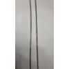 Image 4 : 10K White Gold 24" Rogers & Hollands Ashcroft & Oak Palm-Link Necklace - Weight: 7.0g