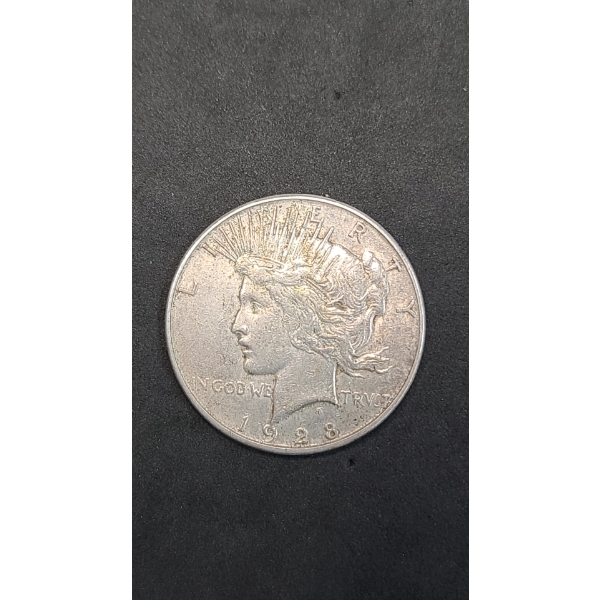 1928-S 90% Silver Peace Dollar 