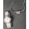 Image 1 : Swarovski Lovely Crystals Stainless Steel Wrist Watch & Anne Klein Hidden Face Swiss Watch
