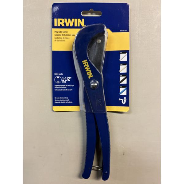 Brand New - Irwin Poly Tube Cutter - Cuts Up to 1-1/2" Pipe