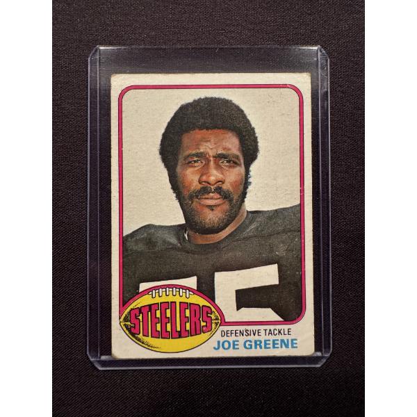1976 Topps Mean Joe Green Pittsburgh Steelers Football Card - Defensive Tackle