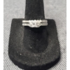 Image 1 : 14K White Gold 3/4 CTW Diamond Bridal Set Ring From Helzberg Diamonds W/ Warranty 