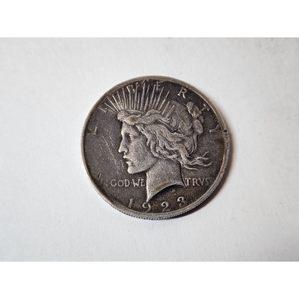 1923 90% Silver Peace Dollar