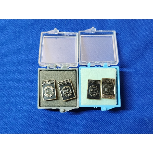 Lot of 4 Gold-Filled Ford Pins - TW: 13.6g
