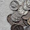 Image 2 : Assortment of 90% Silver United States Mercury Dimes FV: $5.90