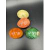Image 4 : 4 Genuine Alabaster Marble Eggs - Made in Italy - AcTion - Beautiful Colors 