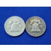 Image 2 : 2 - 90% Silver Walking Liberty Half Dollars: 1963-D & 1957-D