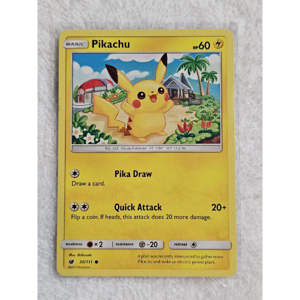 Pikachu 30/111 Vintage Pokemon Trading Card